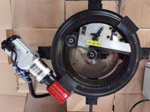 蓝图外卡式法兰端面加工机